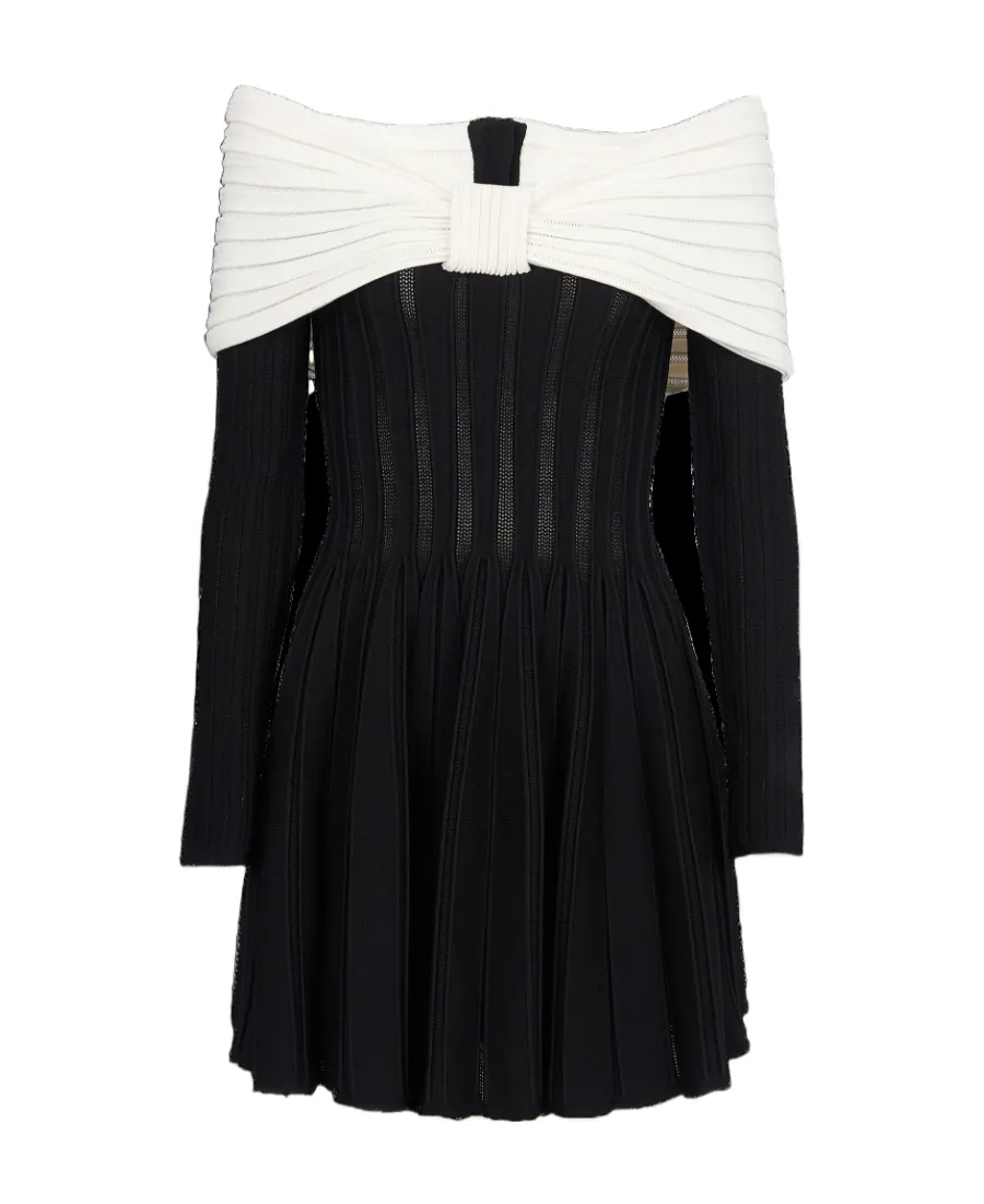 Off-The-Shoulder Skater Dress