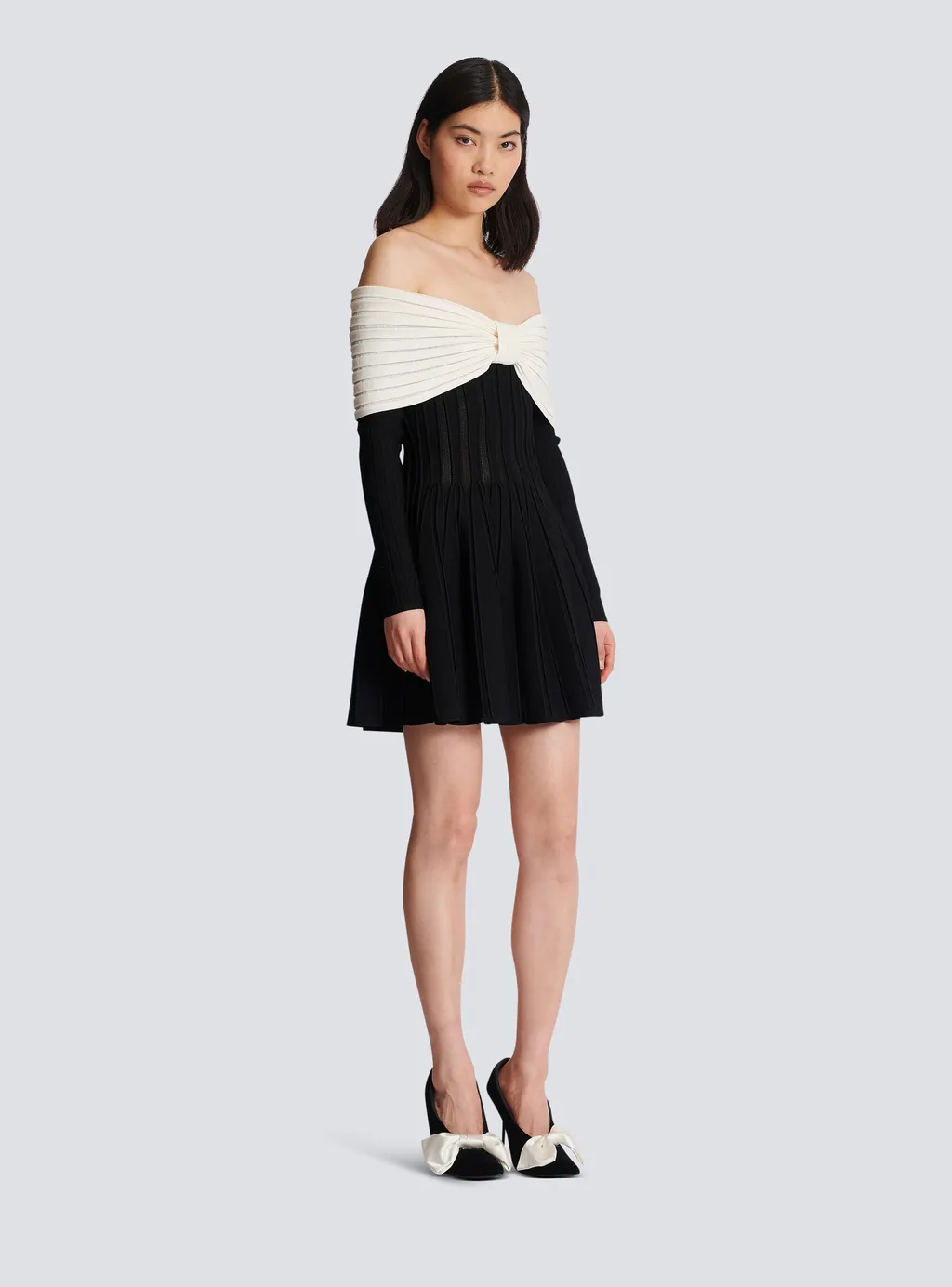 Off-The-Shoulder Skater Dress