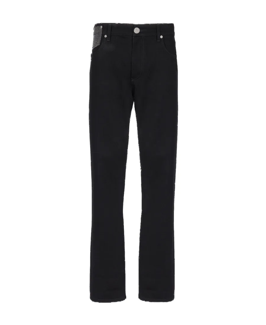 Embellished Straight Leg Jeans