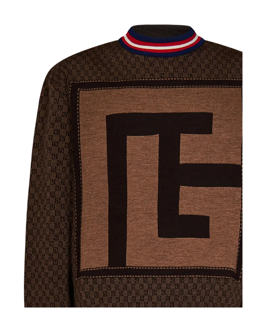 Knit Jumper With Mini Monogram
