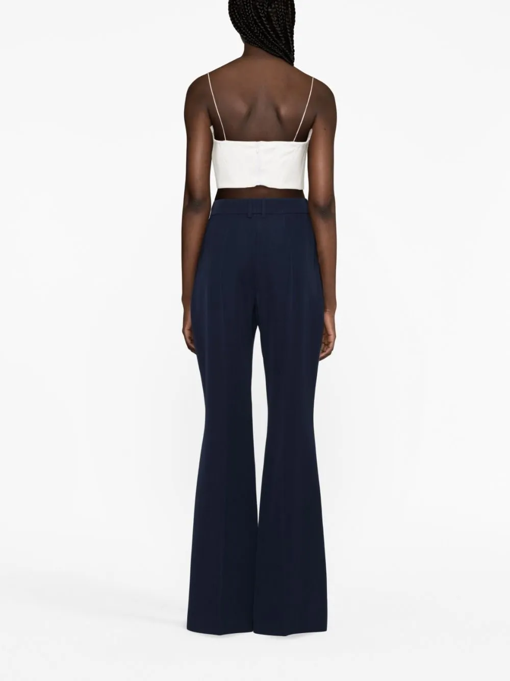 Creases Flared Trousers