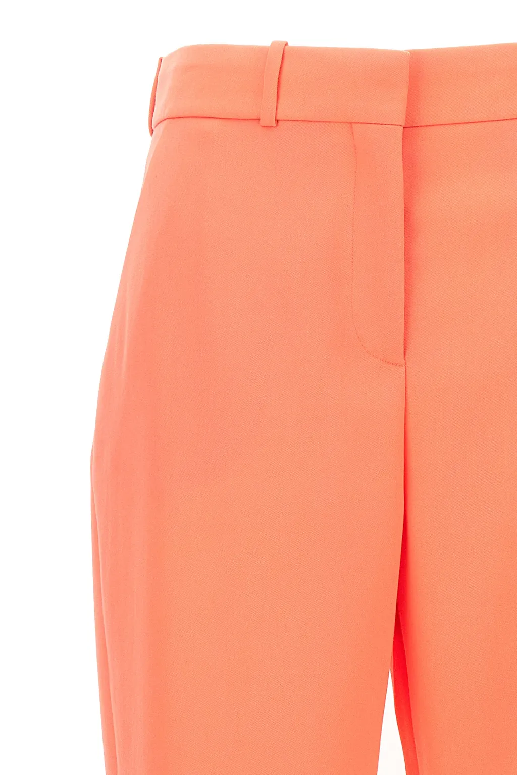 Split-Hem High Waist Trousers
