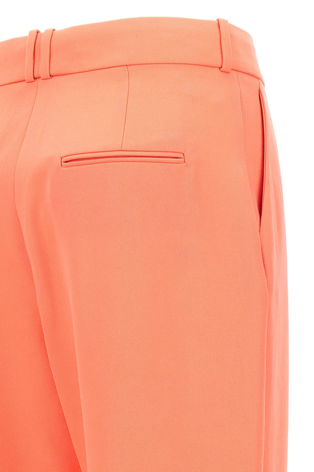 Split-Hem High Waist Trousers