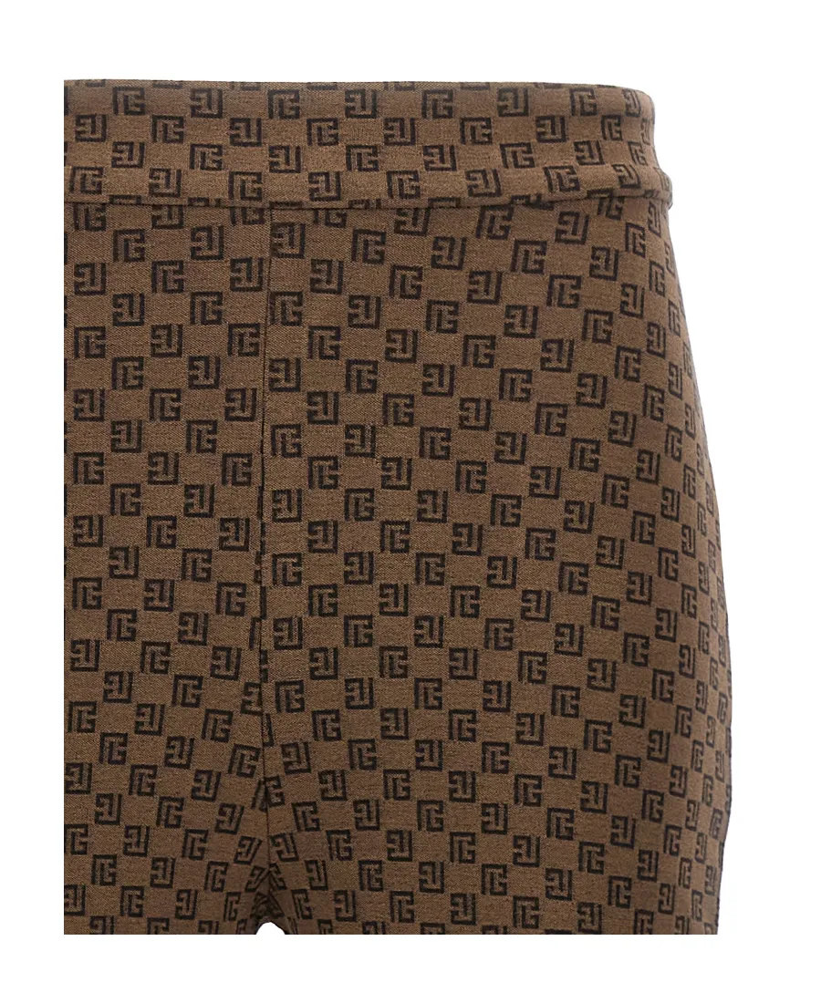 Mini Monogram Knit Trousers