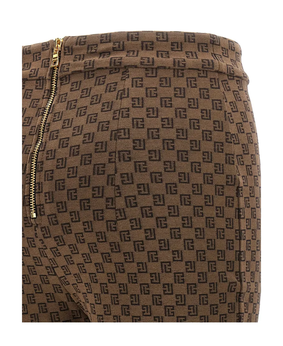 Mini Monogram Knit Trousers
