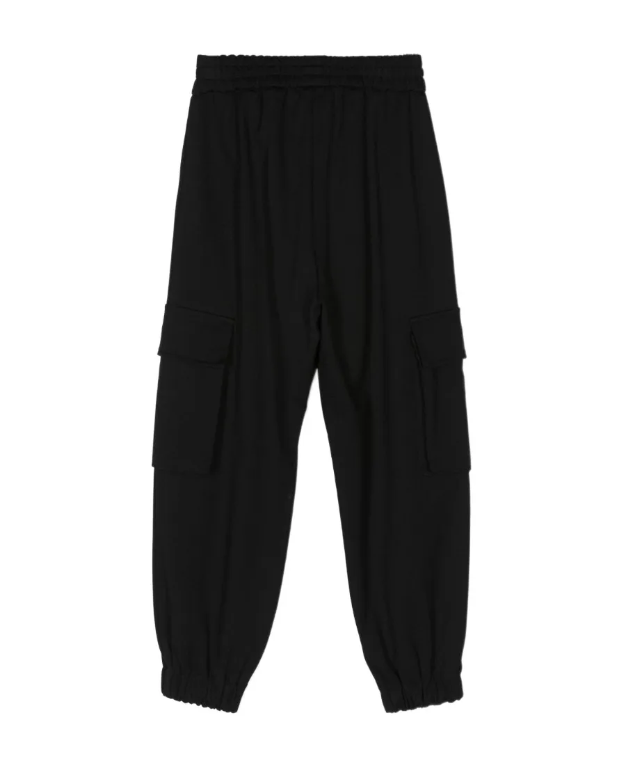 Elasticated Waistband Cargo Track Pants