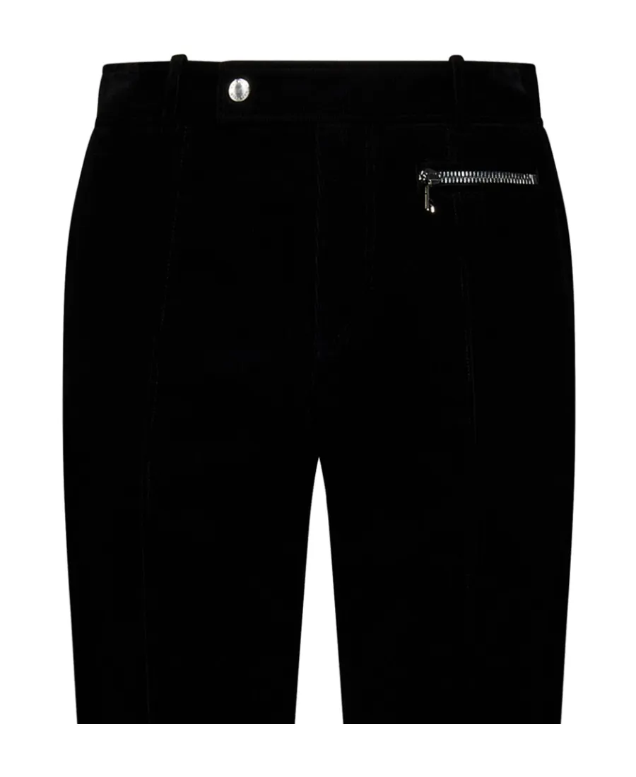 Straight Leg Cropped Trousers