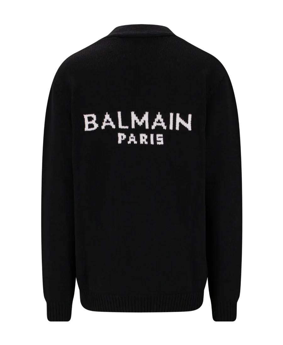 Logo Back Cardigan