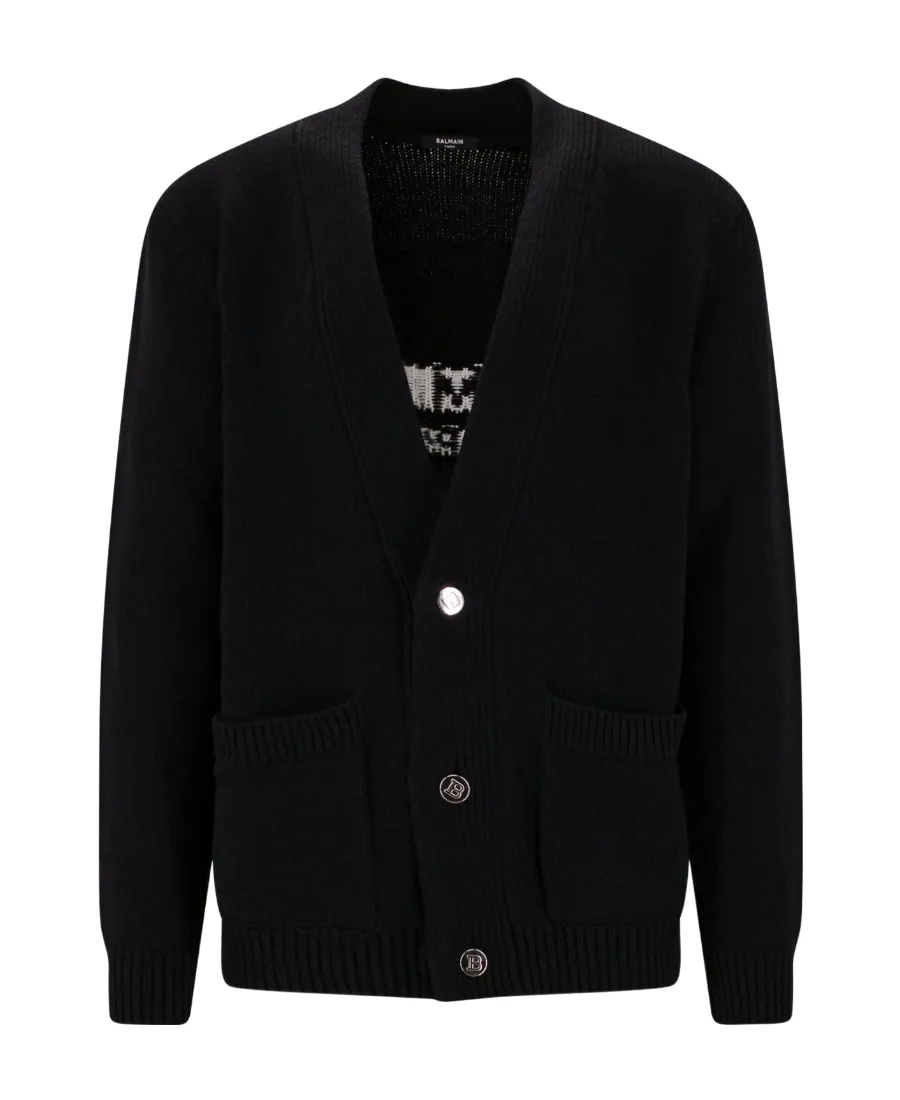 Logo Back Cardigan