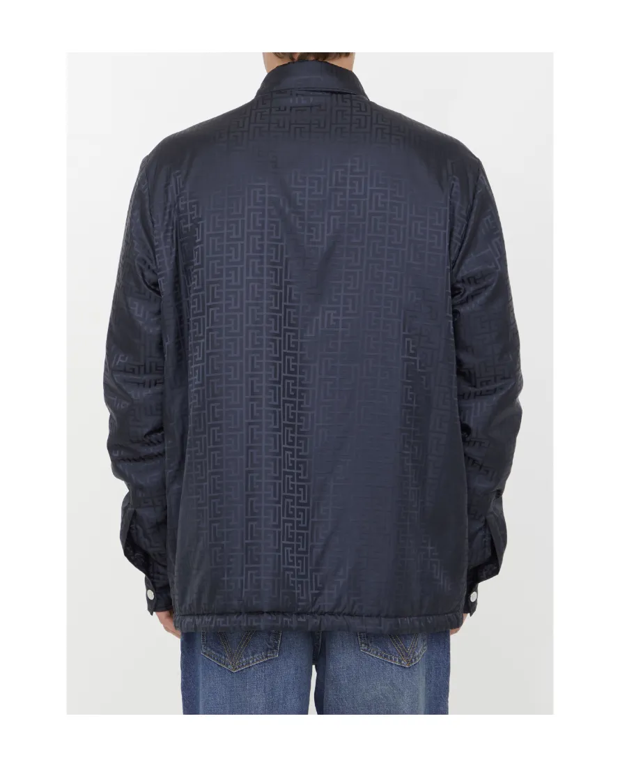Logo Monogrammed Button-Up Shirt