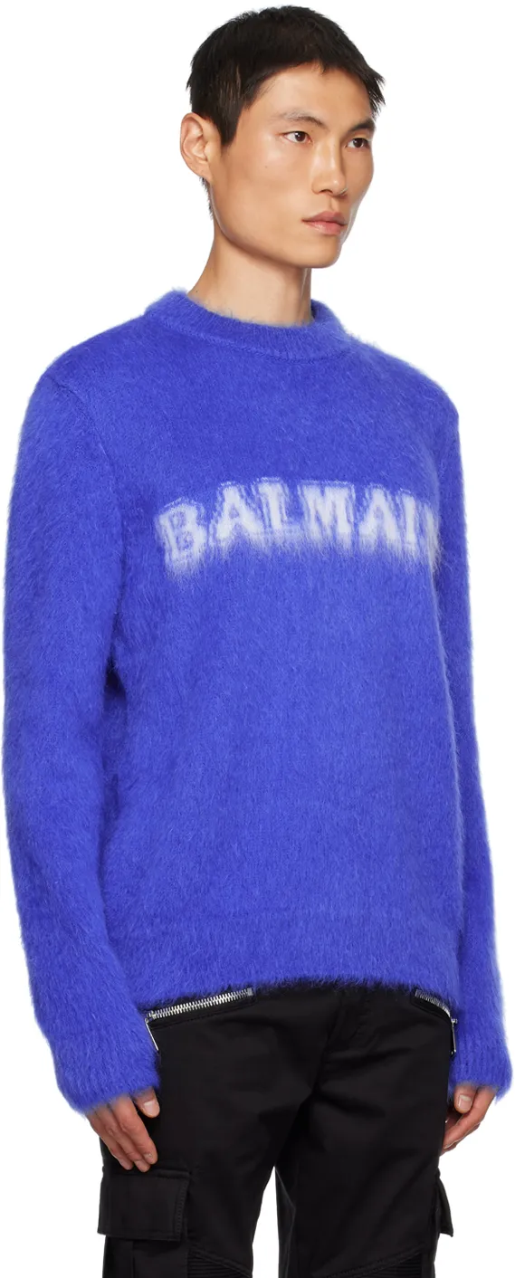 Retro Brushed Crewneck Jumper