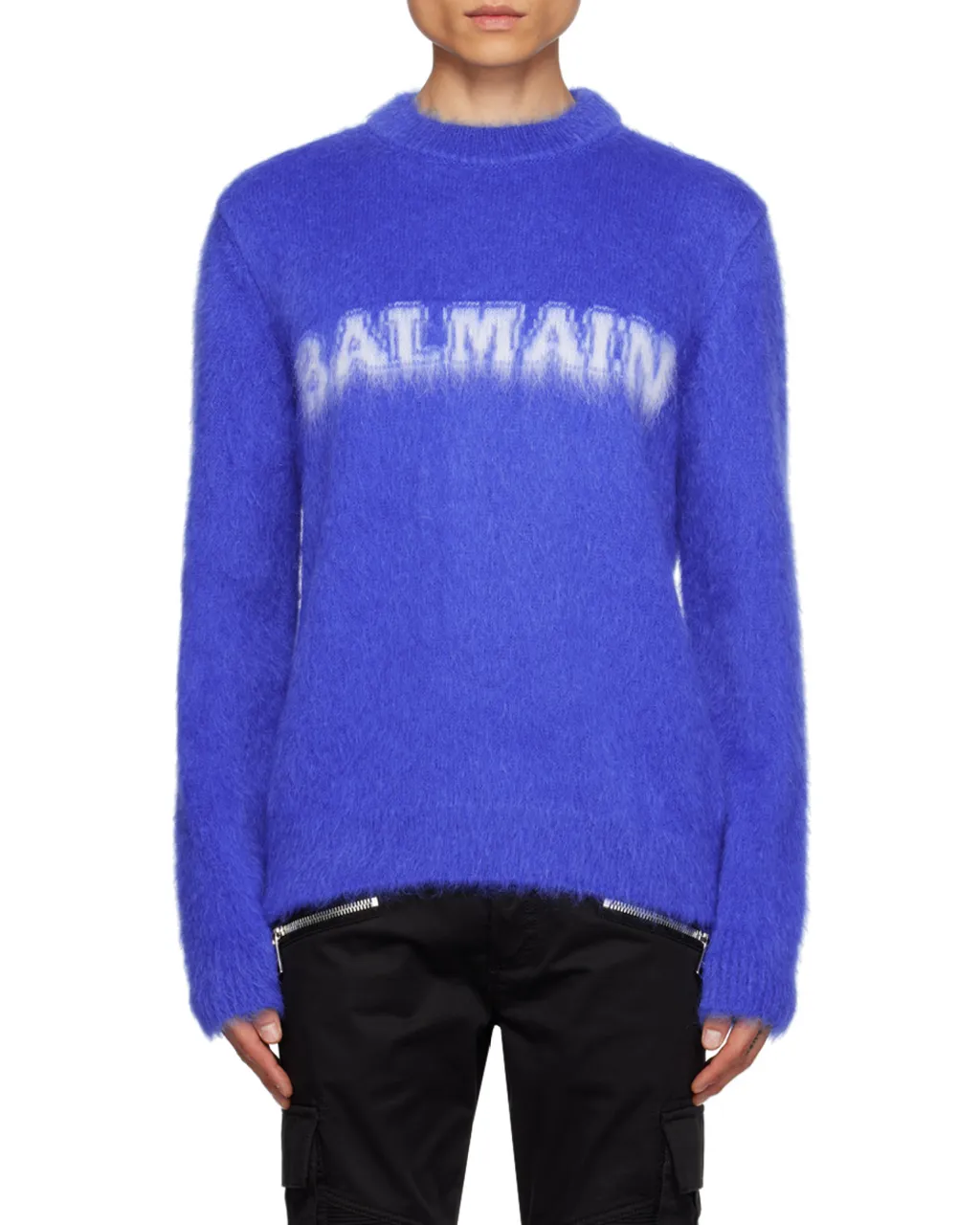Retro Brushed Crewneck Jumper