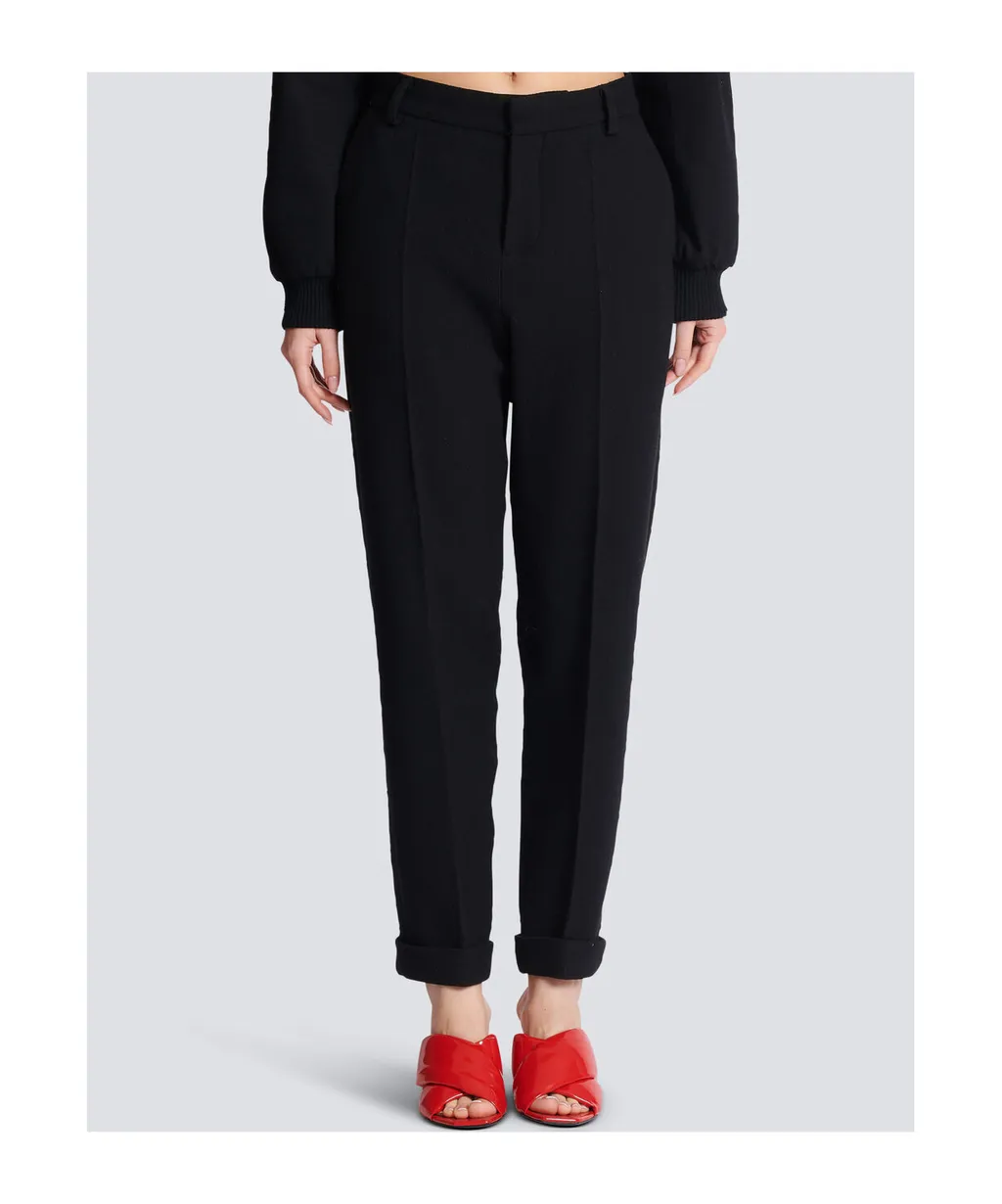 High-Rise Tapered Trousers