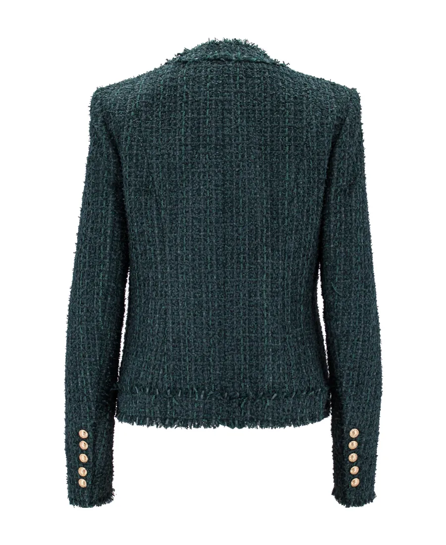 Cropped Tweed Jacket