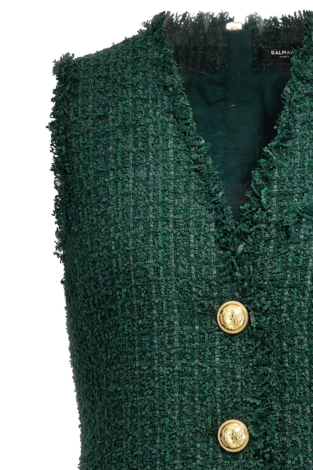 Sleeveless Tweed Dress