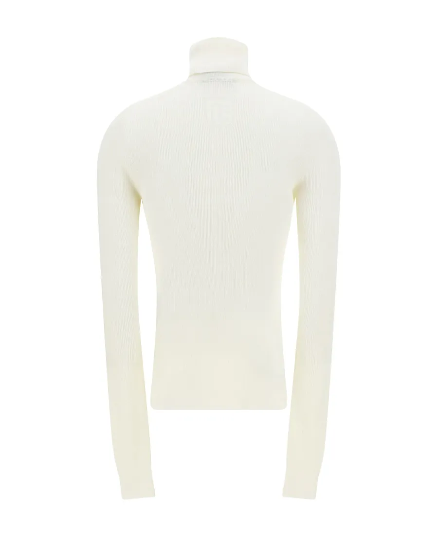 Fine Knit Turtleneck Jumper