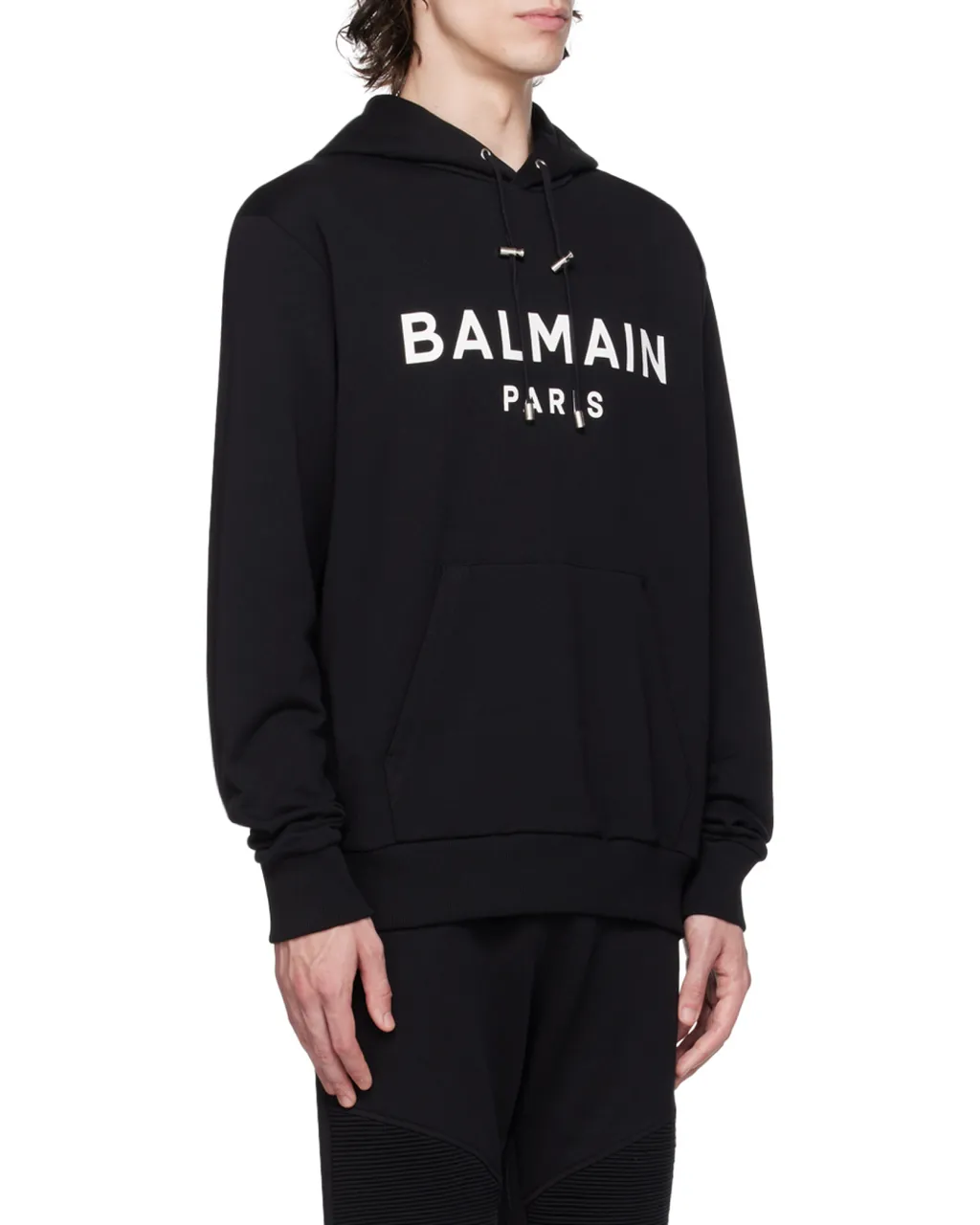 Logo Printed Drawstring Hoodie