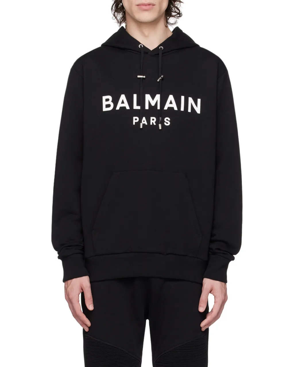 Logo Printed Drawstring Hoodie