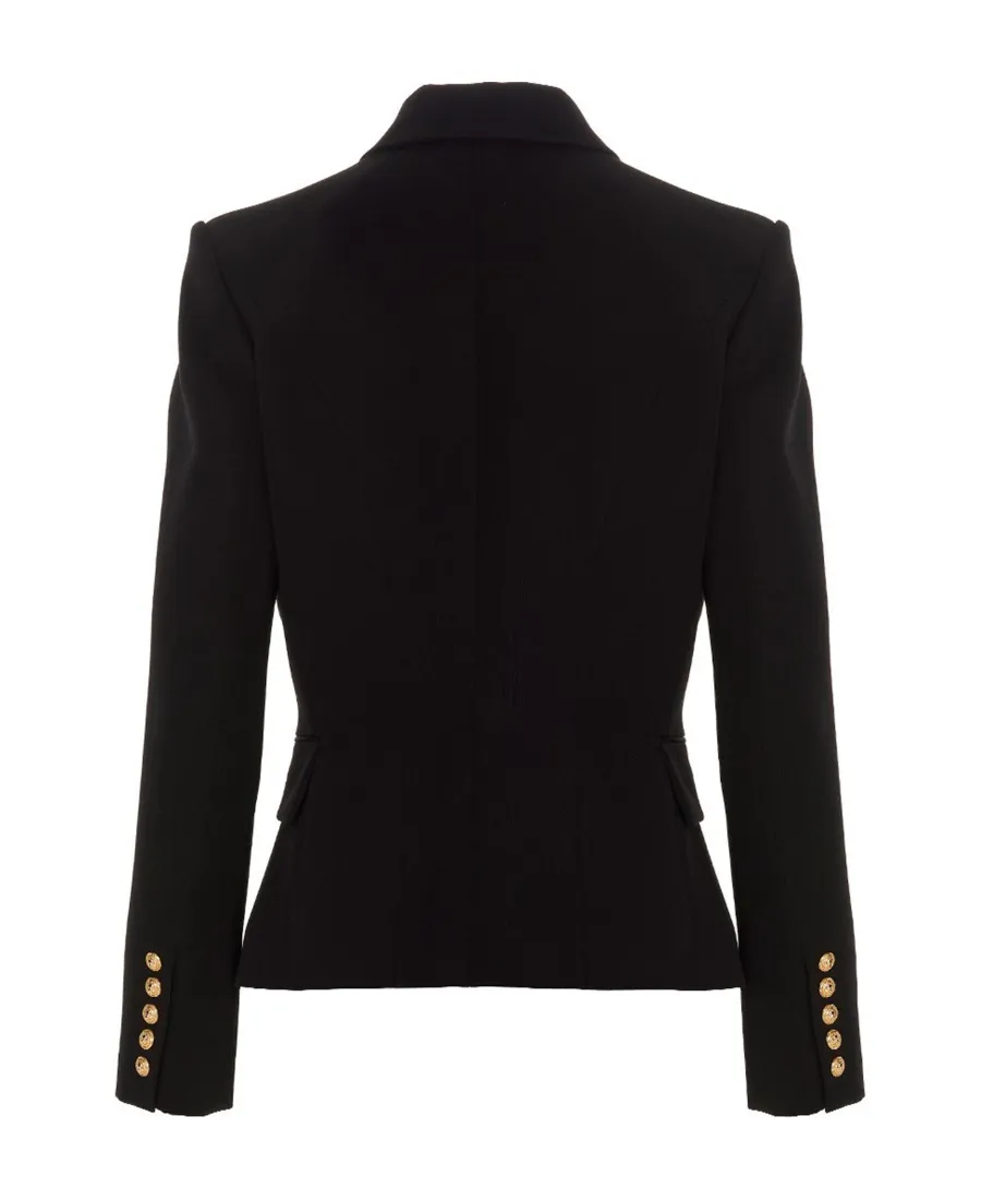 Button Embellished Tailored Blazer