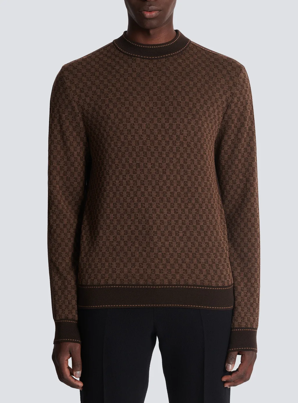 Long-Sleeved Mohair Sweater