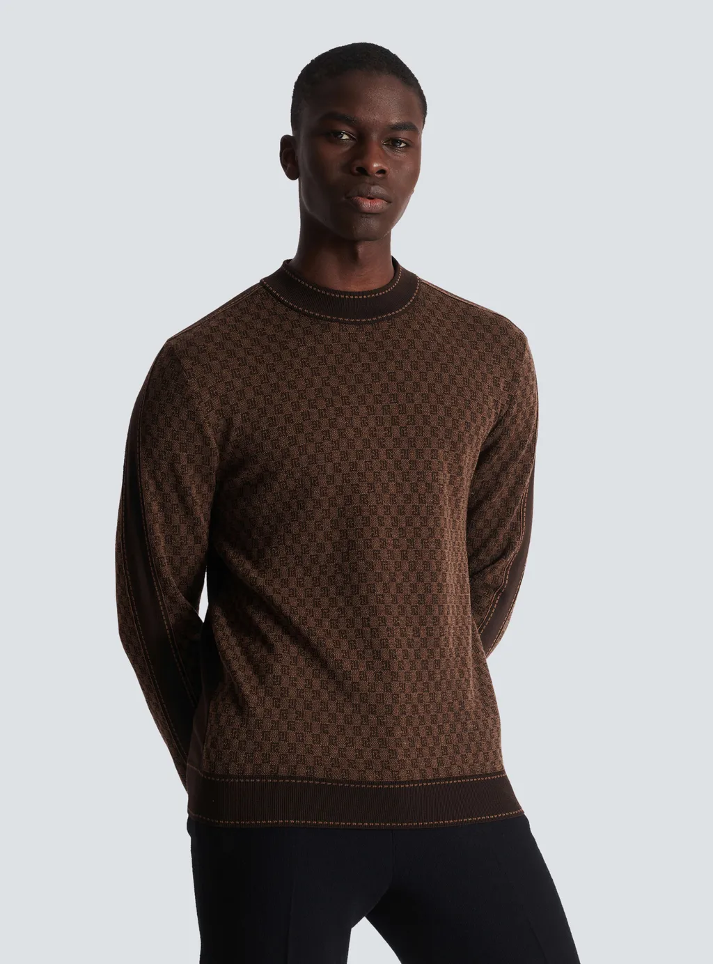 Long-Sleeved Mohair Sweater