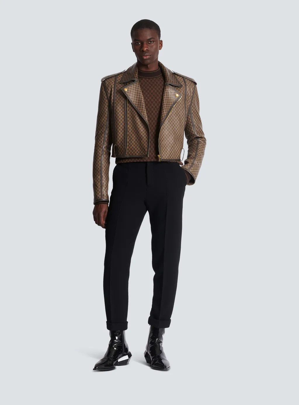 Long-Sleeved Mohair Sweater