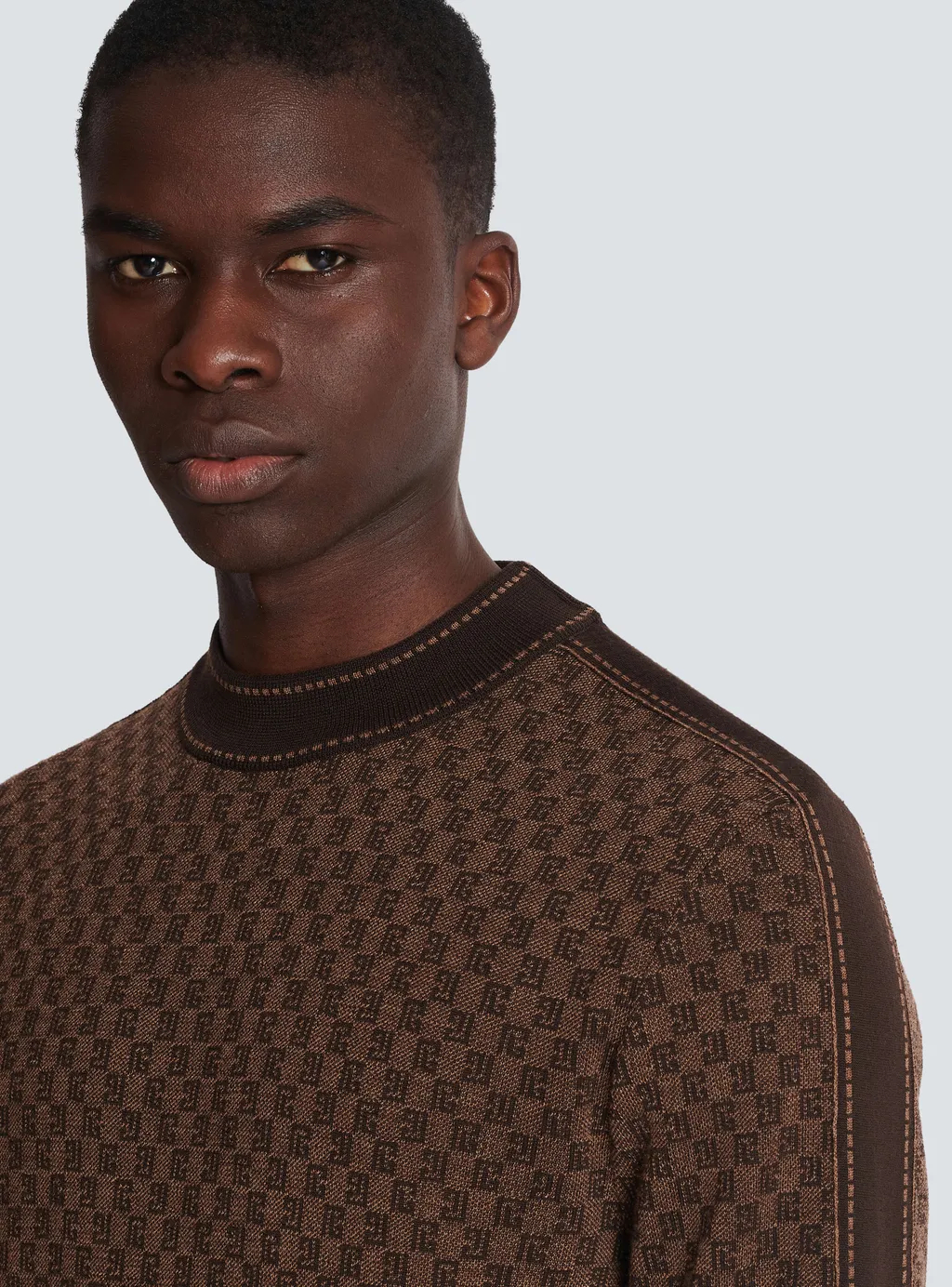 Long-Sleeved Mohair Sweater