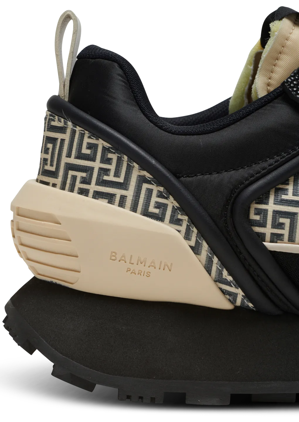 Racer Monogrammed Nylon And Leather Trainers