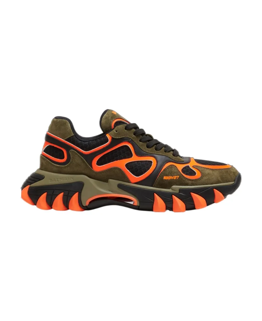 B-East Trainers In Leather And Mesh