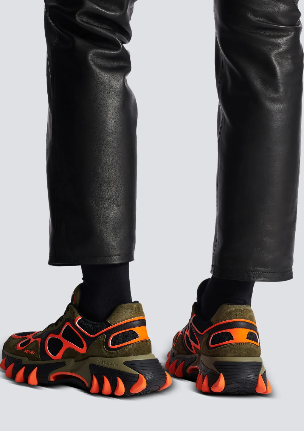 B-East Trainers In Leather And Mesh