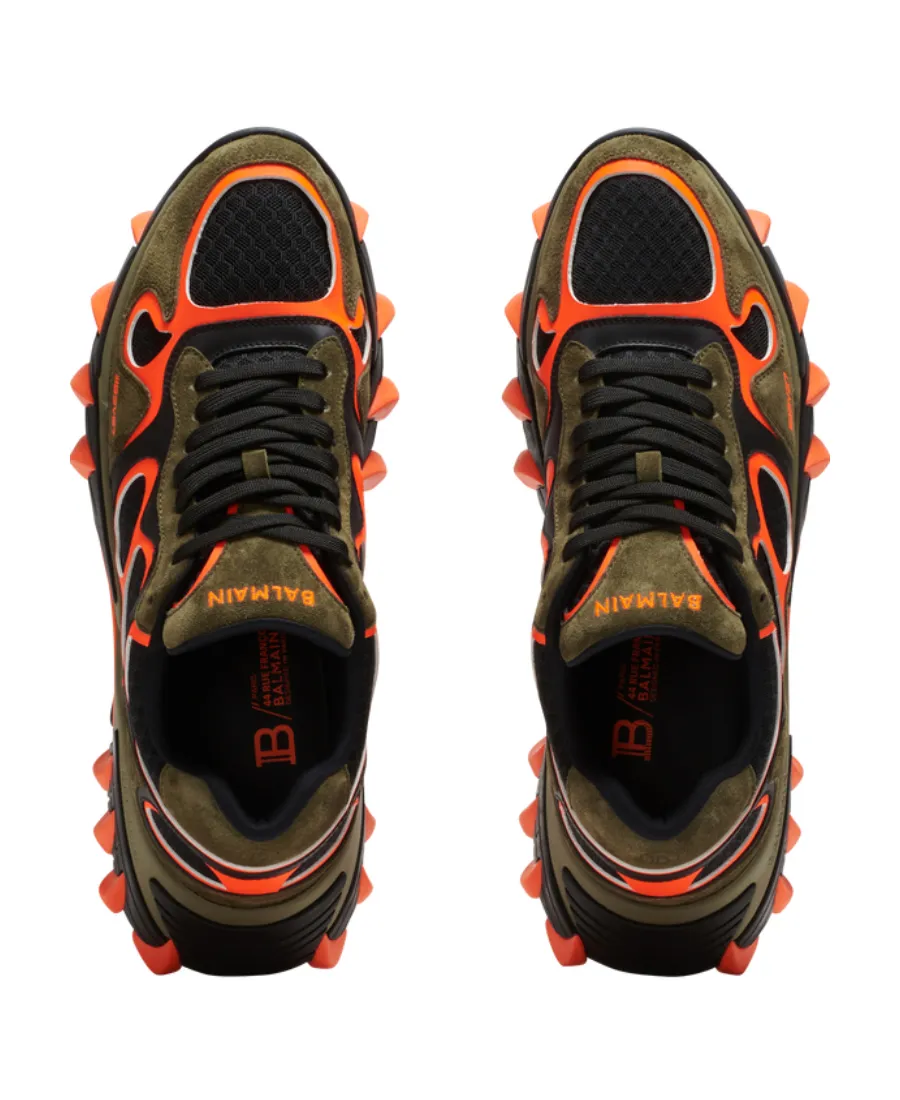 B-East Trainers In Leather And Mesh