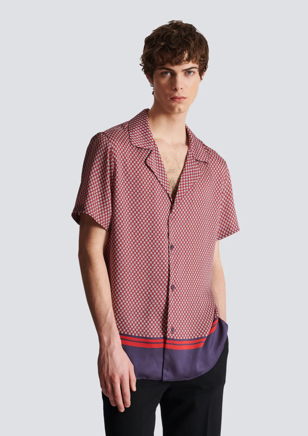 Mini Monogram-Printed Shirt