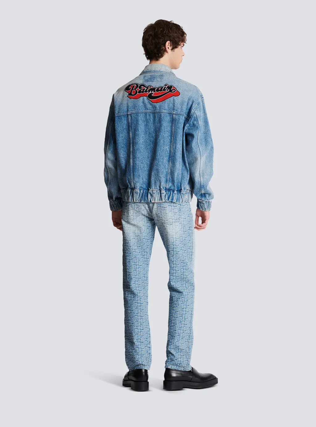 70S Buttoned Long-Sleeve Denim Jacket