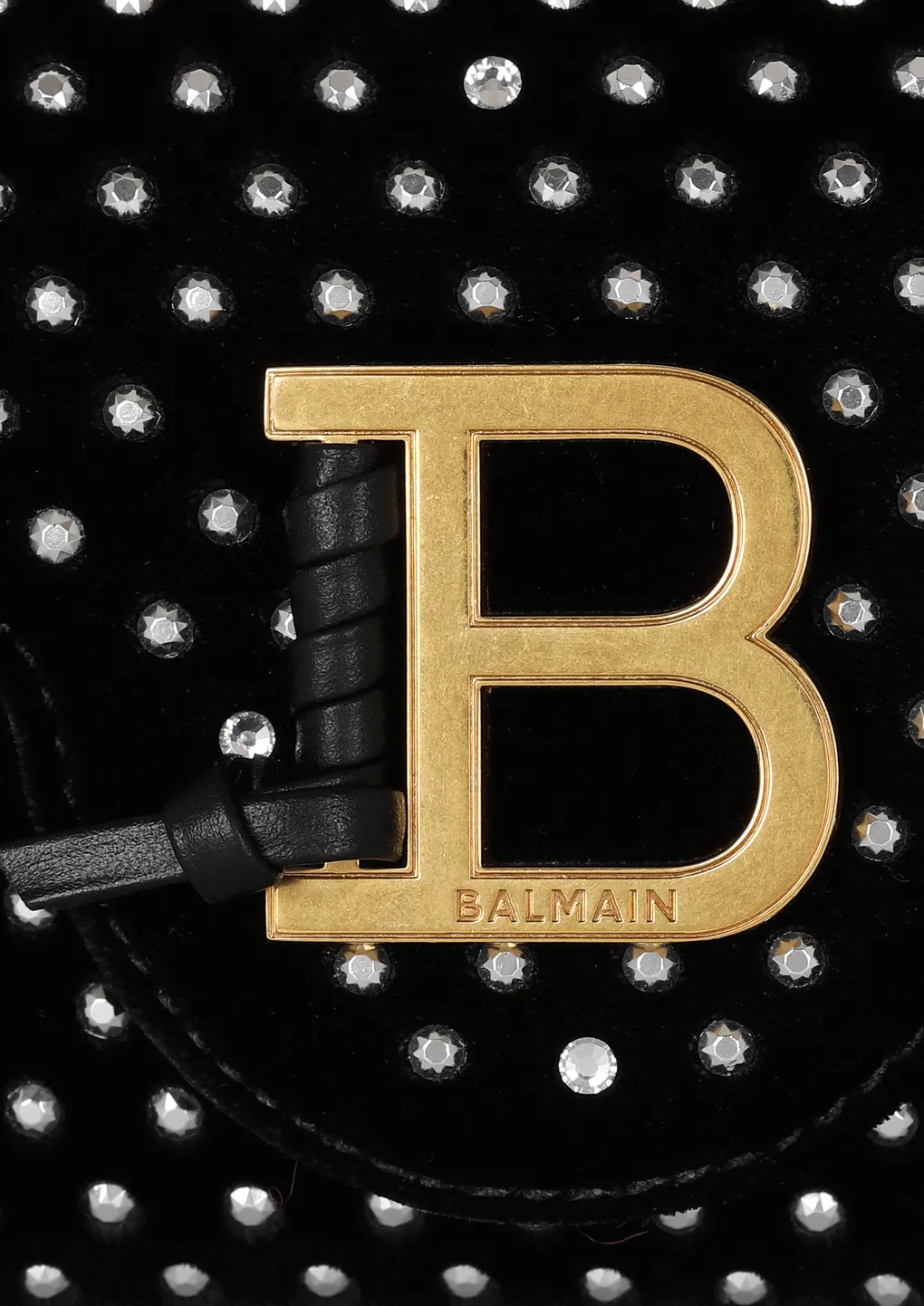 B-Buzz Mini Velvet And Crystal Bag