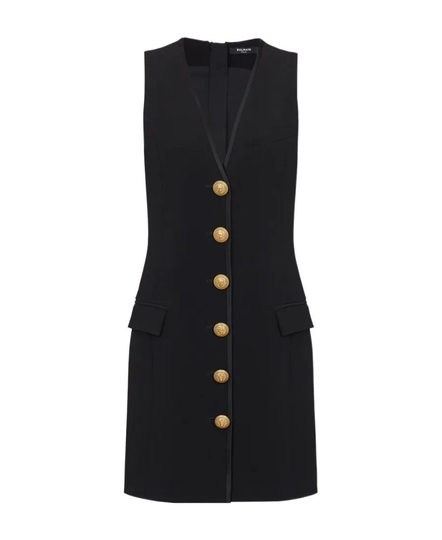 Sleeveless Crepe Dress