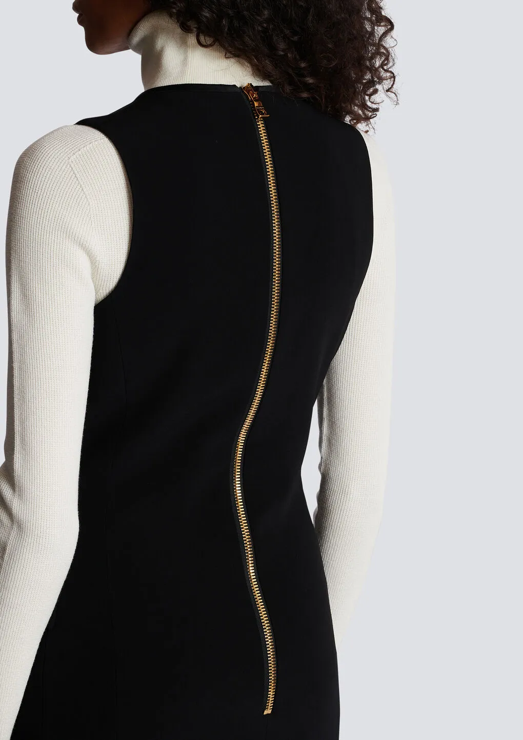 Sleeveless Crepe Dress