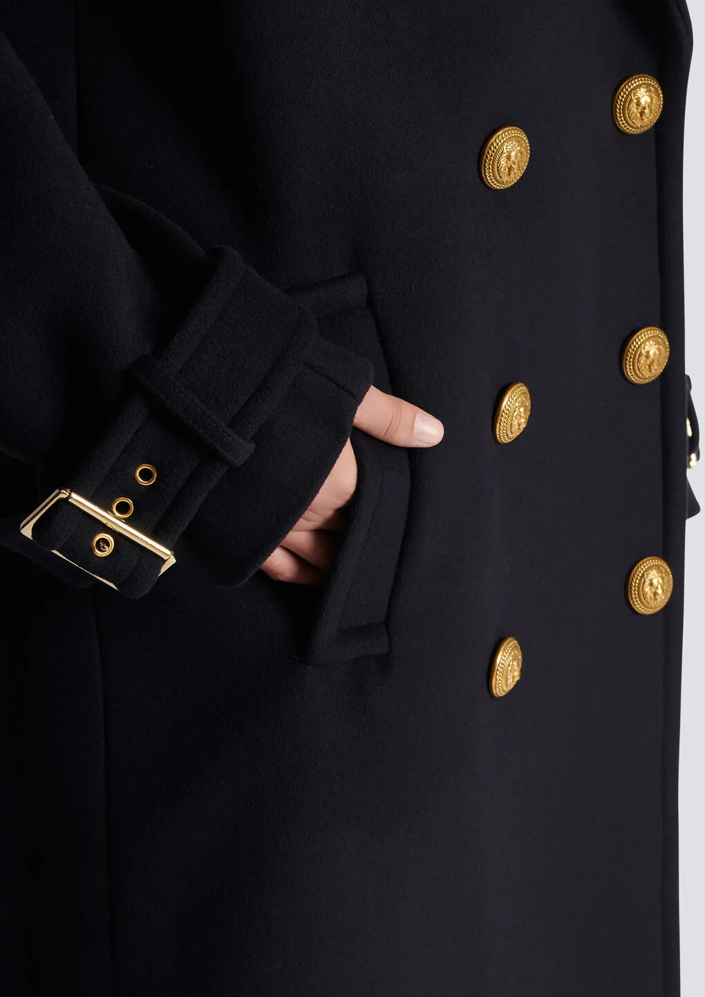 Oversized Double-Breasted Coat