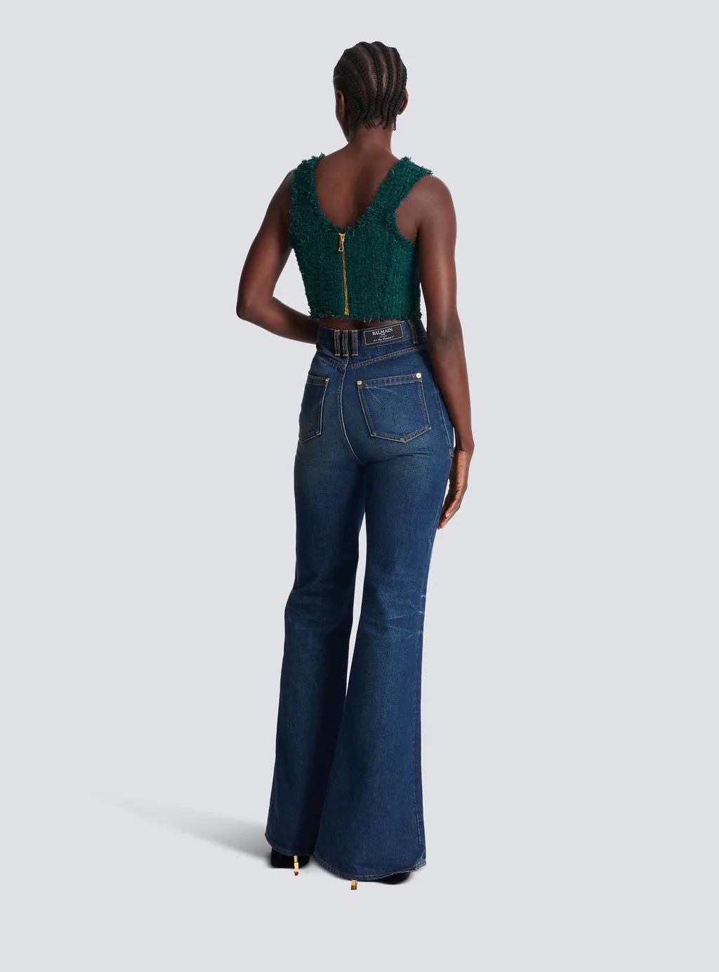 Tweed Crop Top