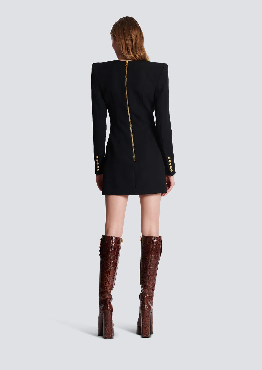 Wrap Dress With Decorative Buttons