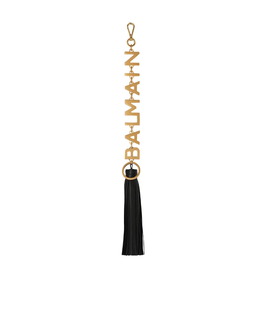 Leather Pompom Charm