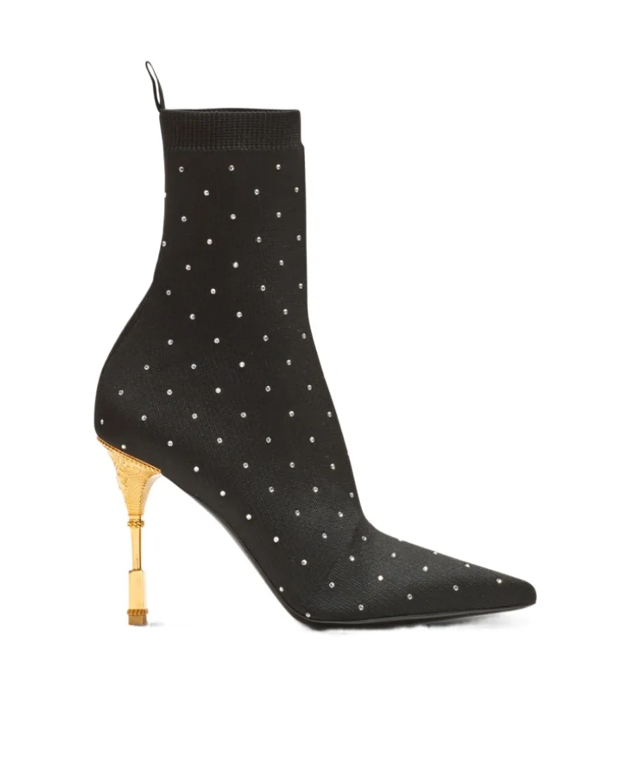 Moneta Embellished Heeled Ankle Boots