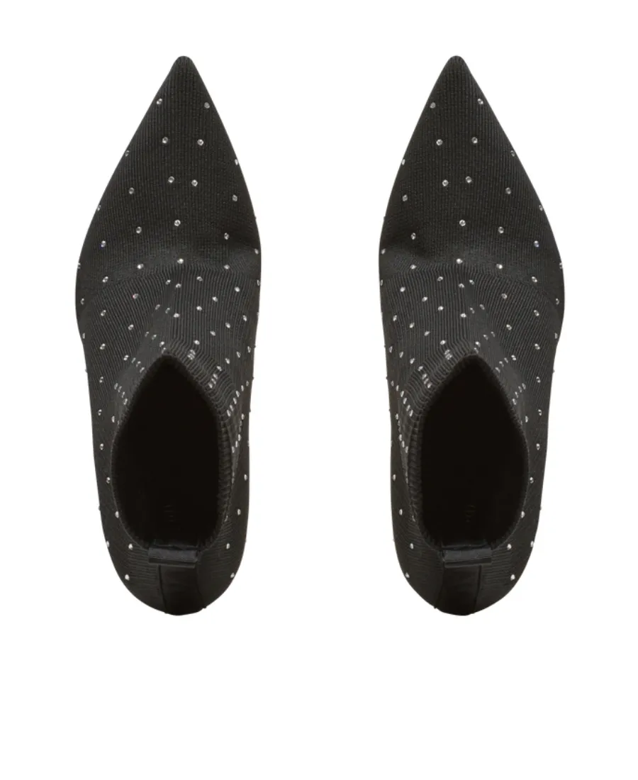 Moneta Embellished Heeled Ankle Boots