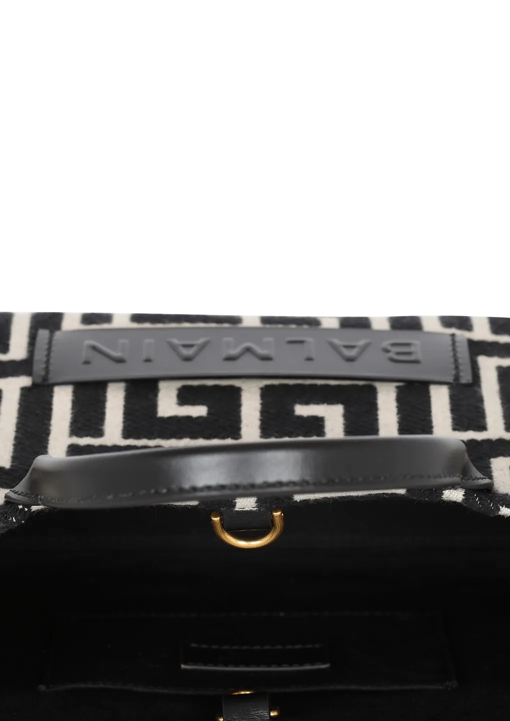 B Army Monogram Jacquard Small Tote Bag