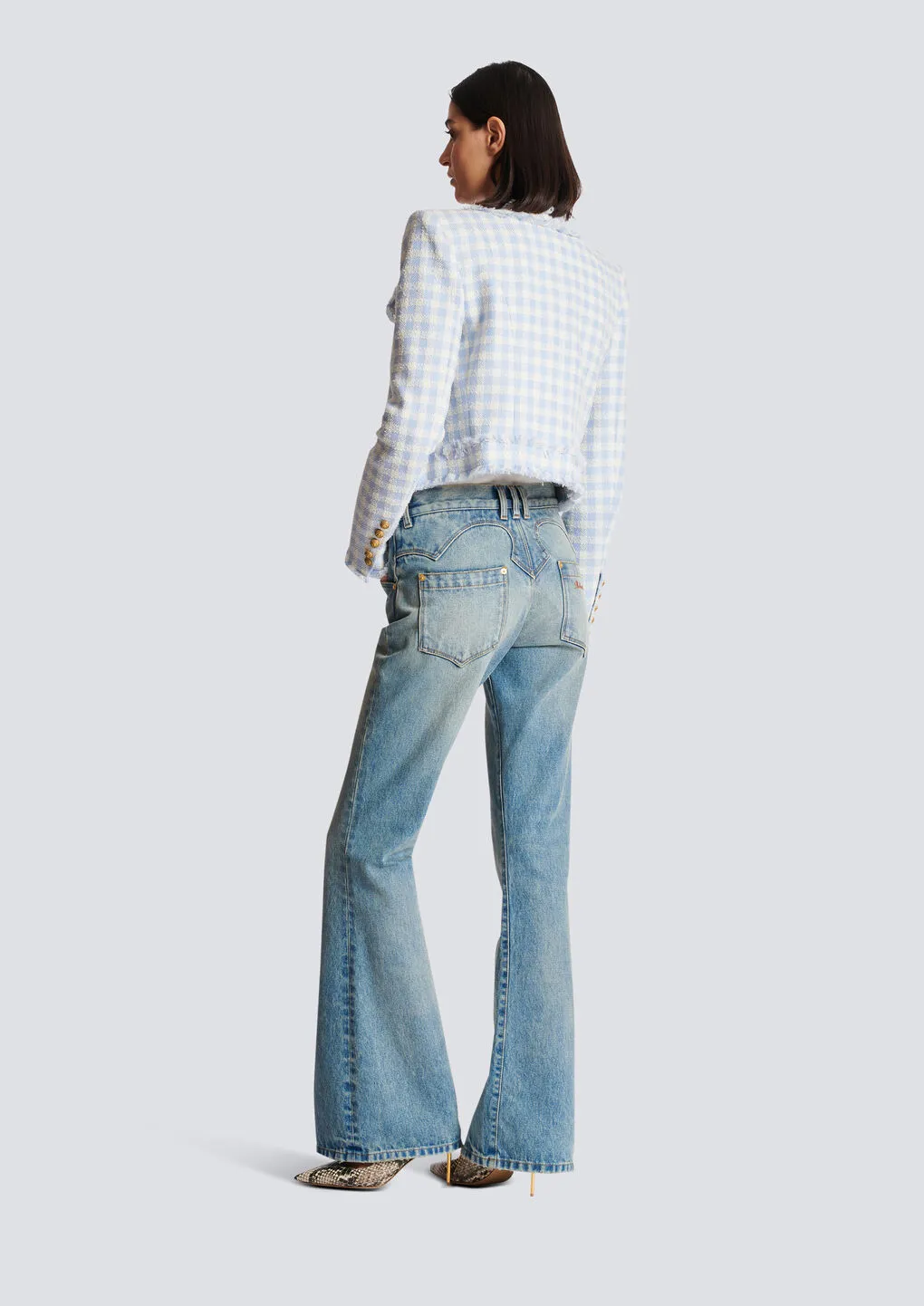 Western Bootcut Denim Jeans