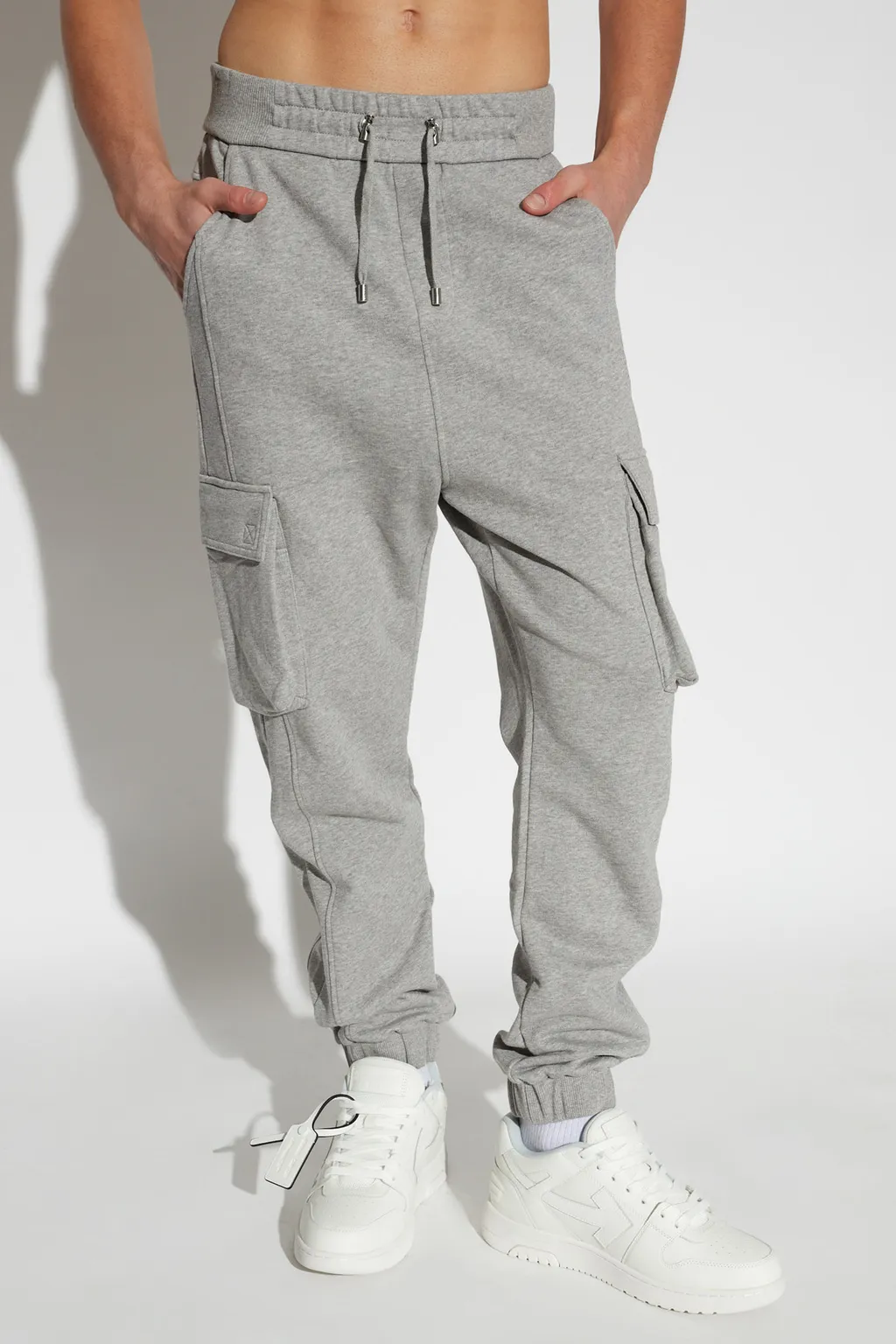 Pocket Detailed Drawstring Cargo Trousers