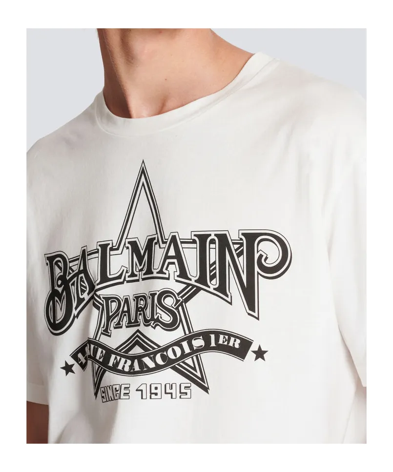 Star Printed Crewneck T-Shirt
