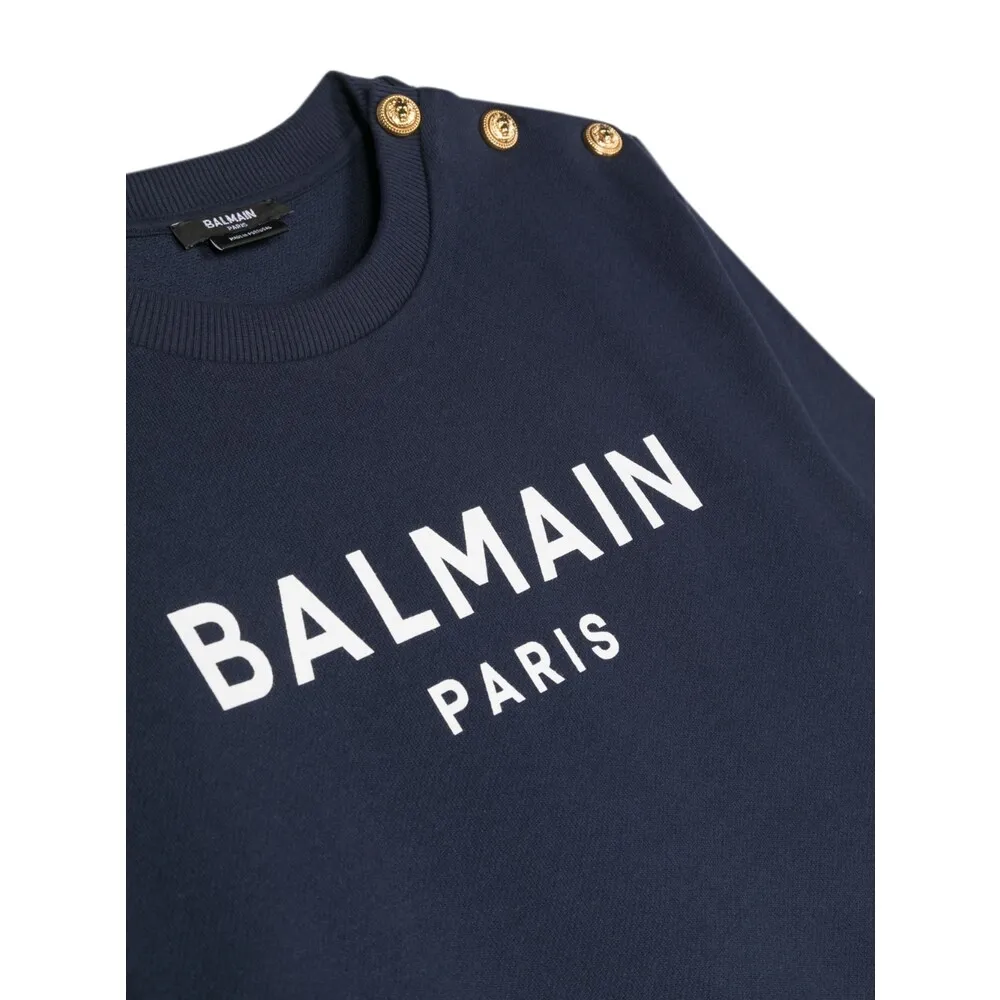 Logo Printed Crewneck Sweatshirt