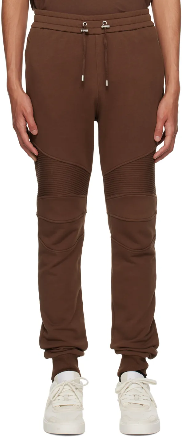 Logo Printed Drawstring Track Pants