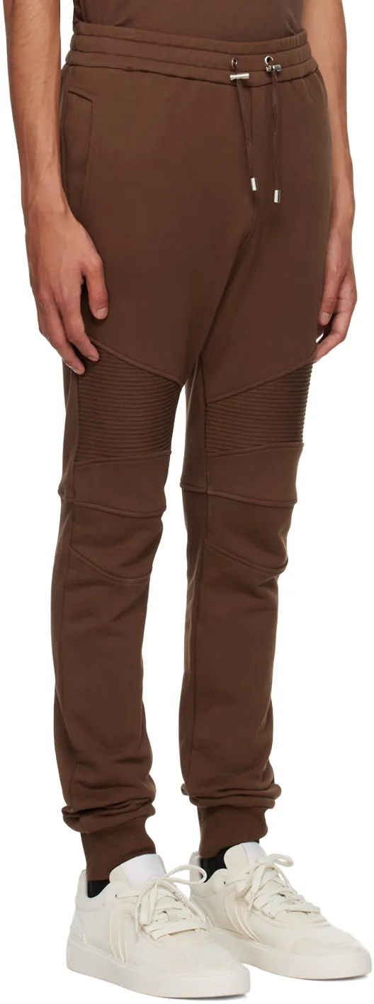 Logo Printed Drawstring Track Pants