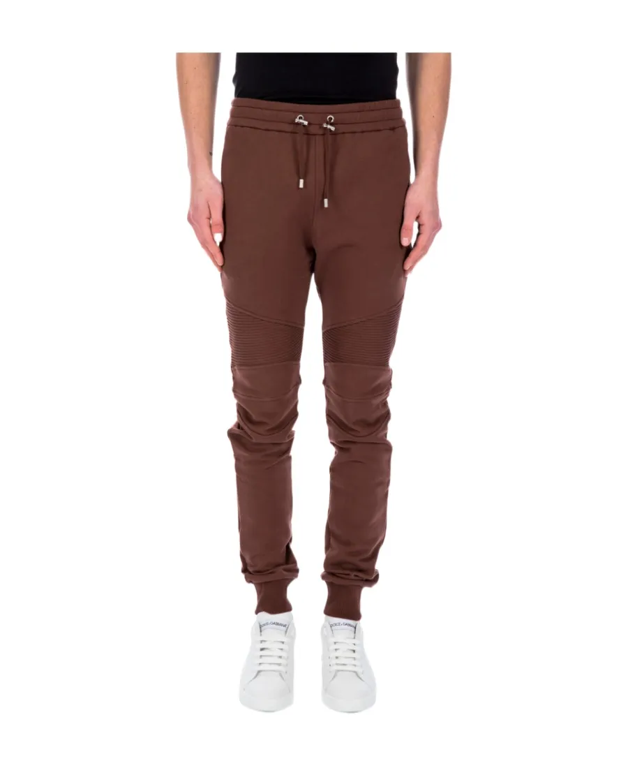 Logo Printed Drawstring Track Pants